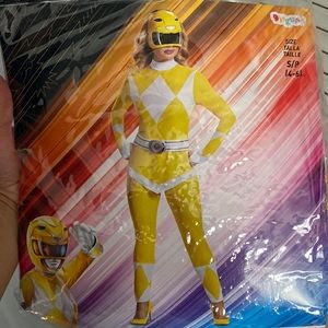 Yellow power ranger costume